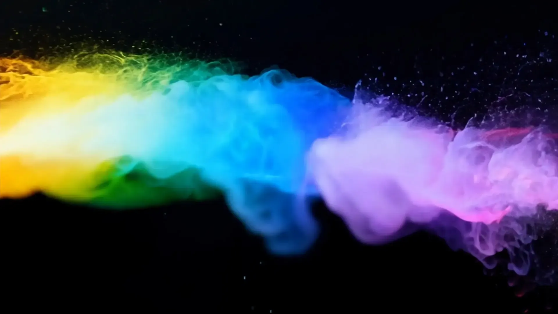 Colorful Smoke Overlay for Title Animation